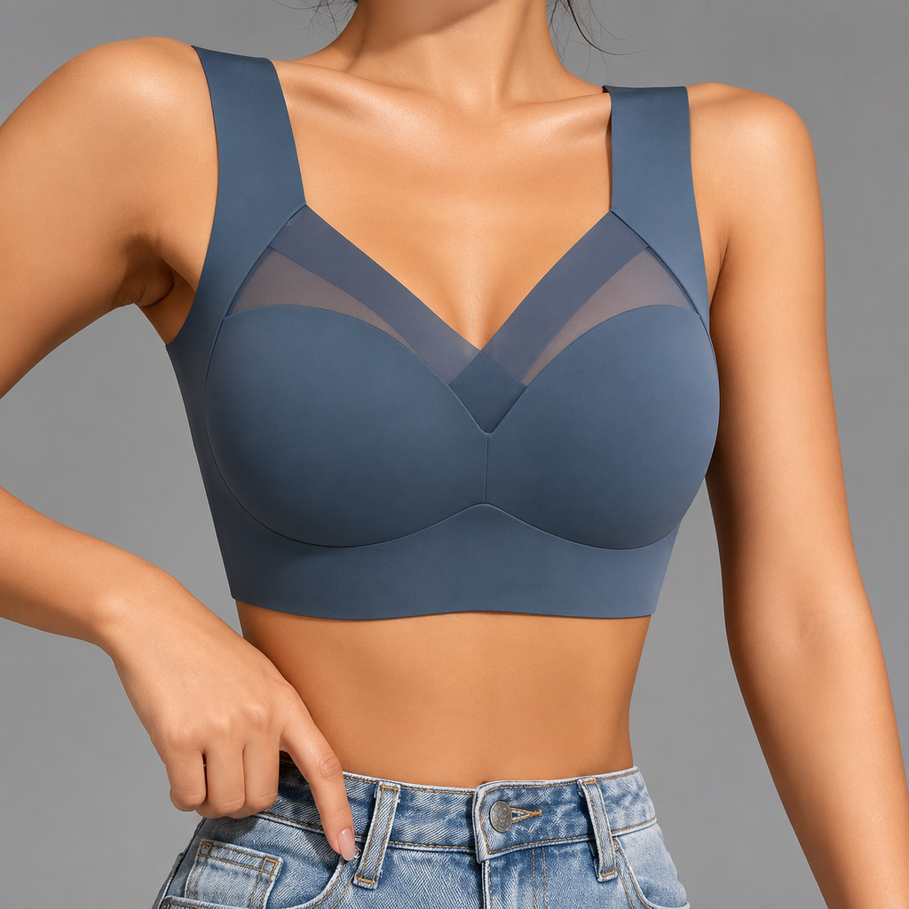 Soutien-gorge seconde peau à larges bretelles