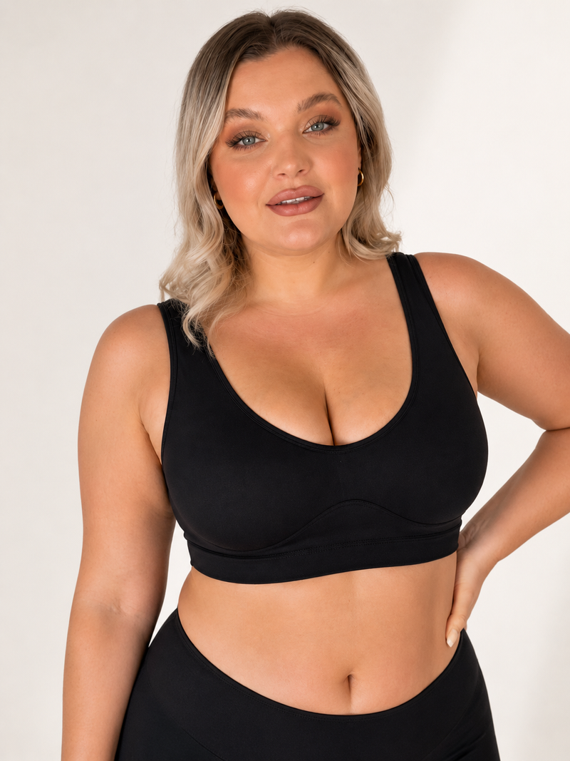 Soutien-gorge débardeur sans armatures à maintien naturel