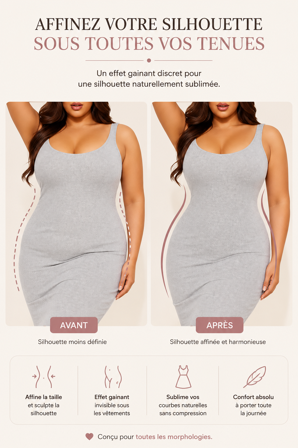 Body Sculptant String | Bretelles Ajustables