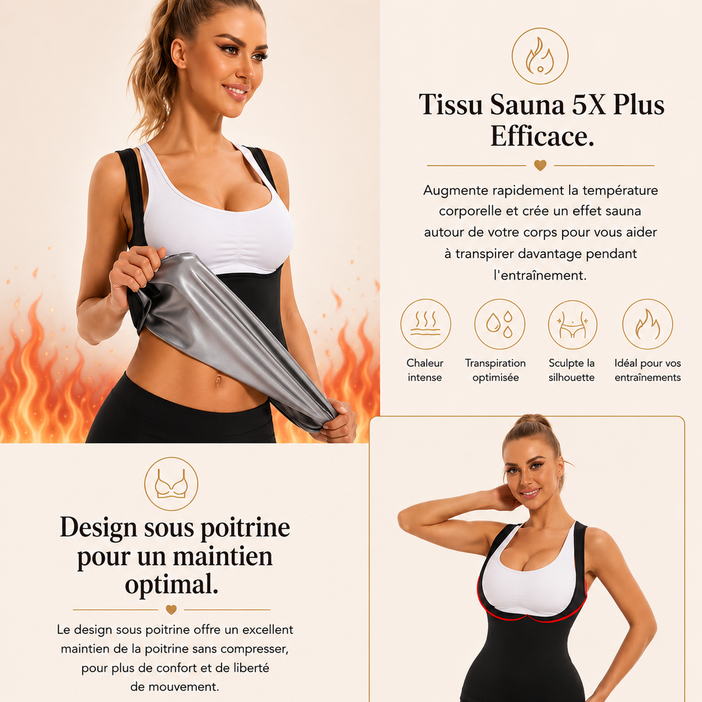 Gilet Sculptant Sport | Compression Renforcée