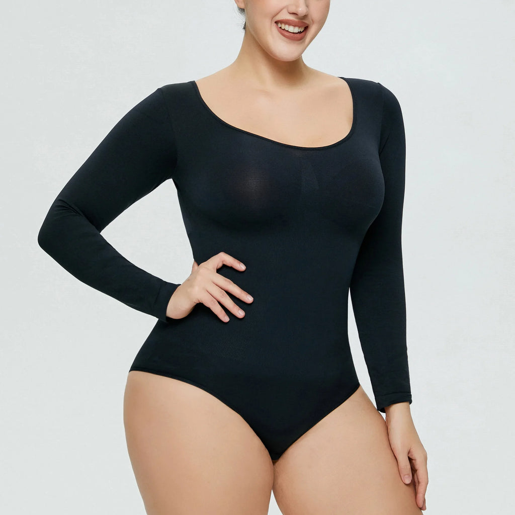 Body Sculptant Manches Longues | Maintien Léger