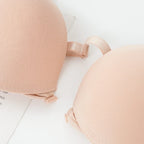 Soutien-gorge push-up dos nu à fermeture avant sans coutures