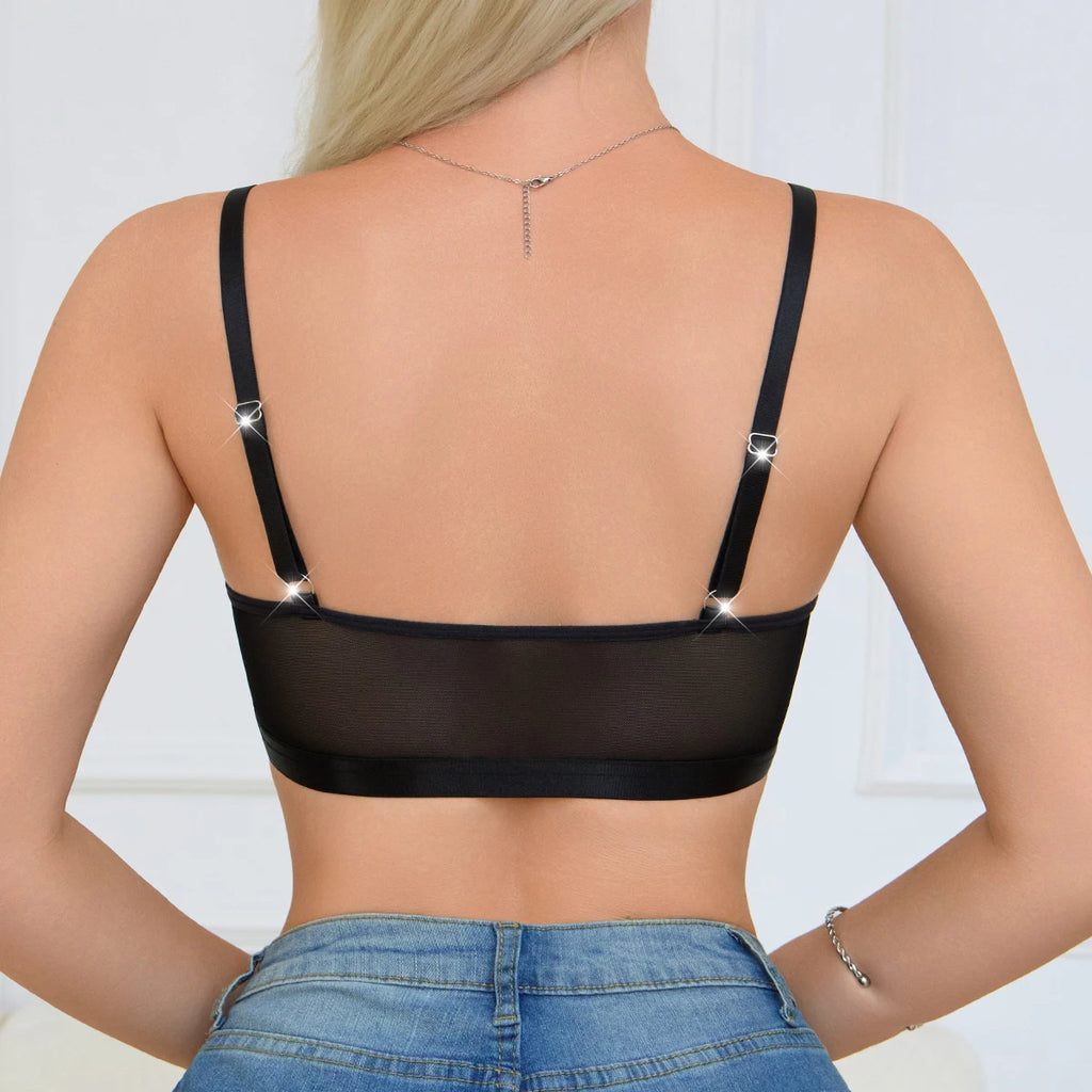 Soutien-gorge d'allaitement en dentelle à ouverture pratique