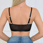 Soutien-gorge d'allaitement en dentelle à ouverture pratique