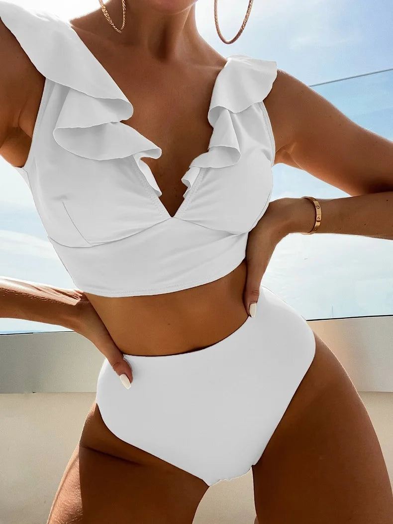 Bikini Élégance™ | Taille Haute Sculptante
