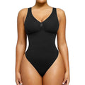 Body Sculptant Col V Froncé | Maintien Ferme