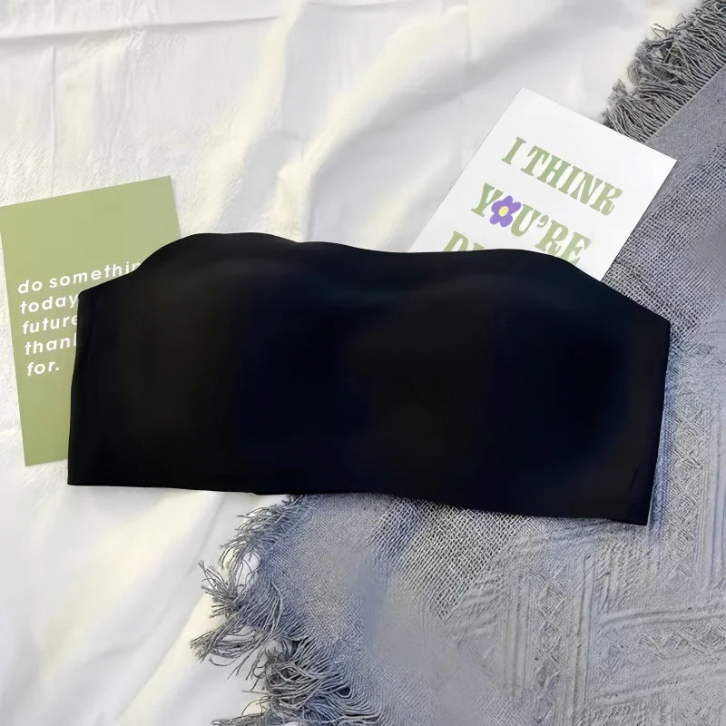 Soutien-gorge bandeau invisible à bretelles amovibles