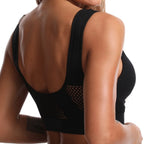 Brassière de sport respirante à maintien confortable et bonnets amovibles