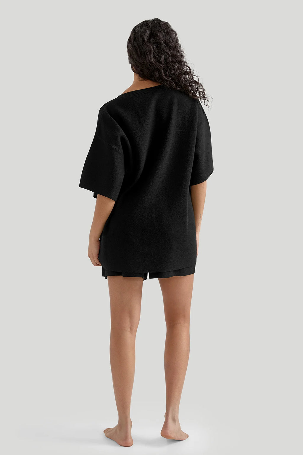 Ensemble 2 Pièces Blouse Col V & Short