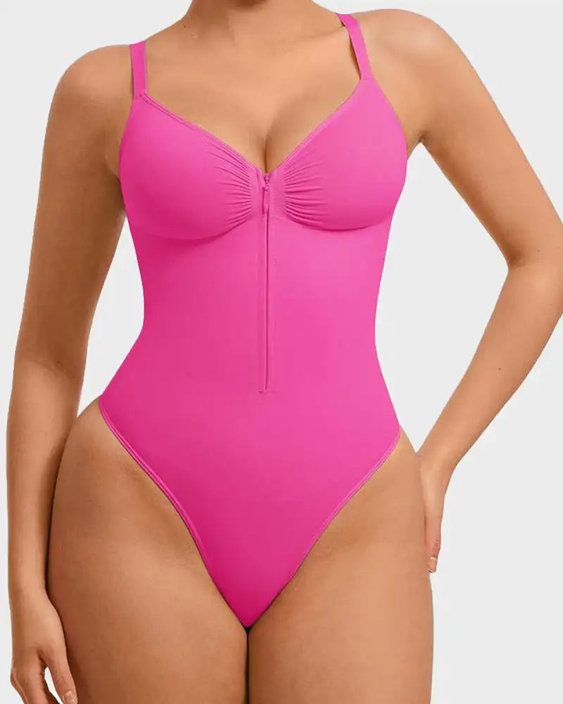 Body Sculptant Zippé | Élégance Sculptante