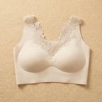 Soutien-gorge dos élégant sans couture à décolleté plongeant