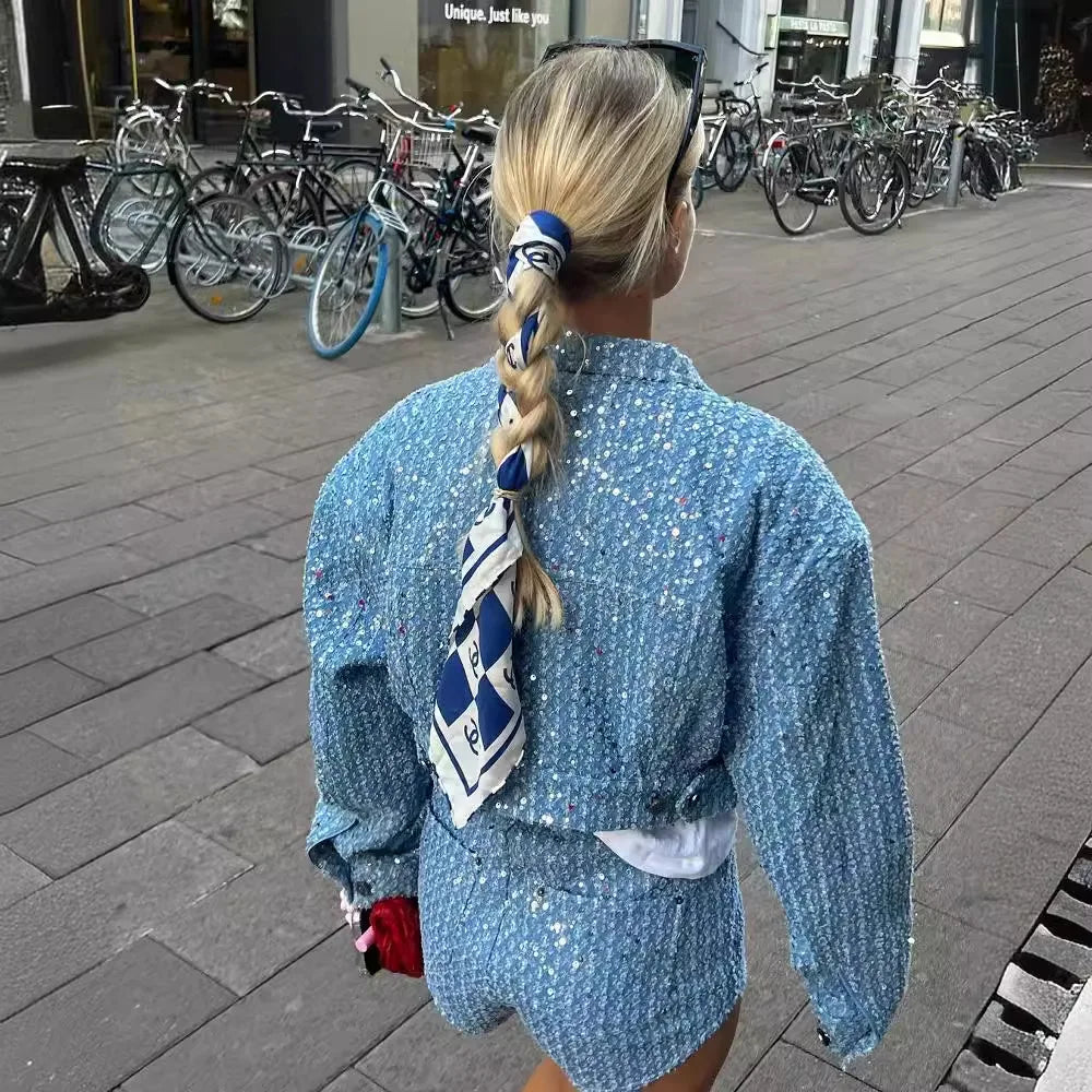 Ensemble 2 Pièces Veste Courte & Short
