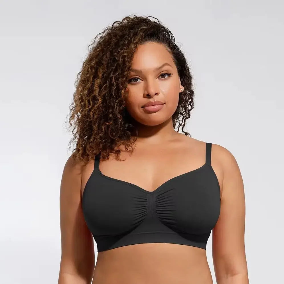 Brassière sculptante sans coutures à couvrance intégrale