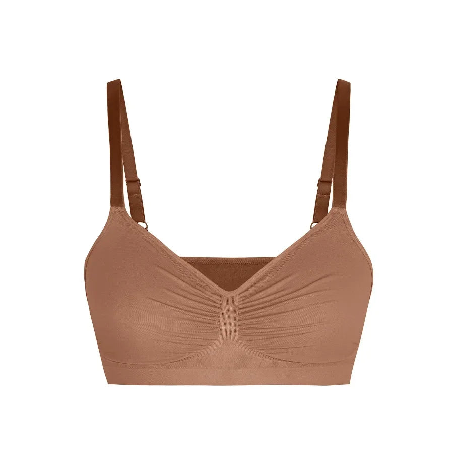 Brassière sculptante sans coutures à couvrance intégrale