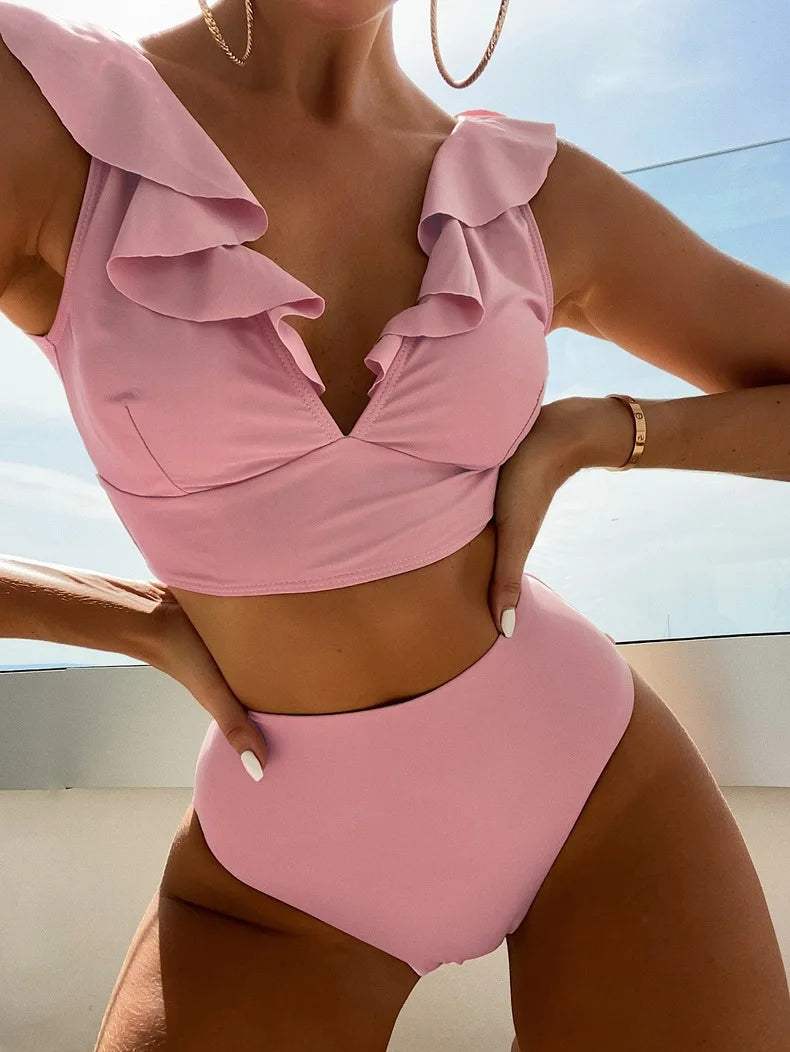 Bikini Élégance™ | Taille Haute Sculptante