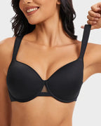 Brassière minimisante à couvrance intégrale avec maintien liftant