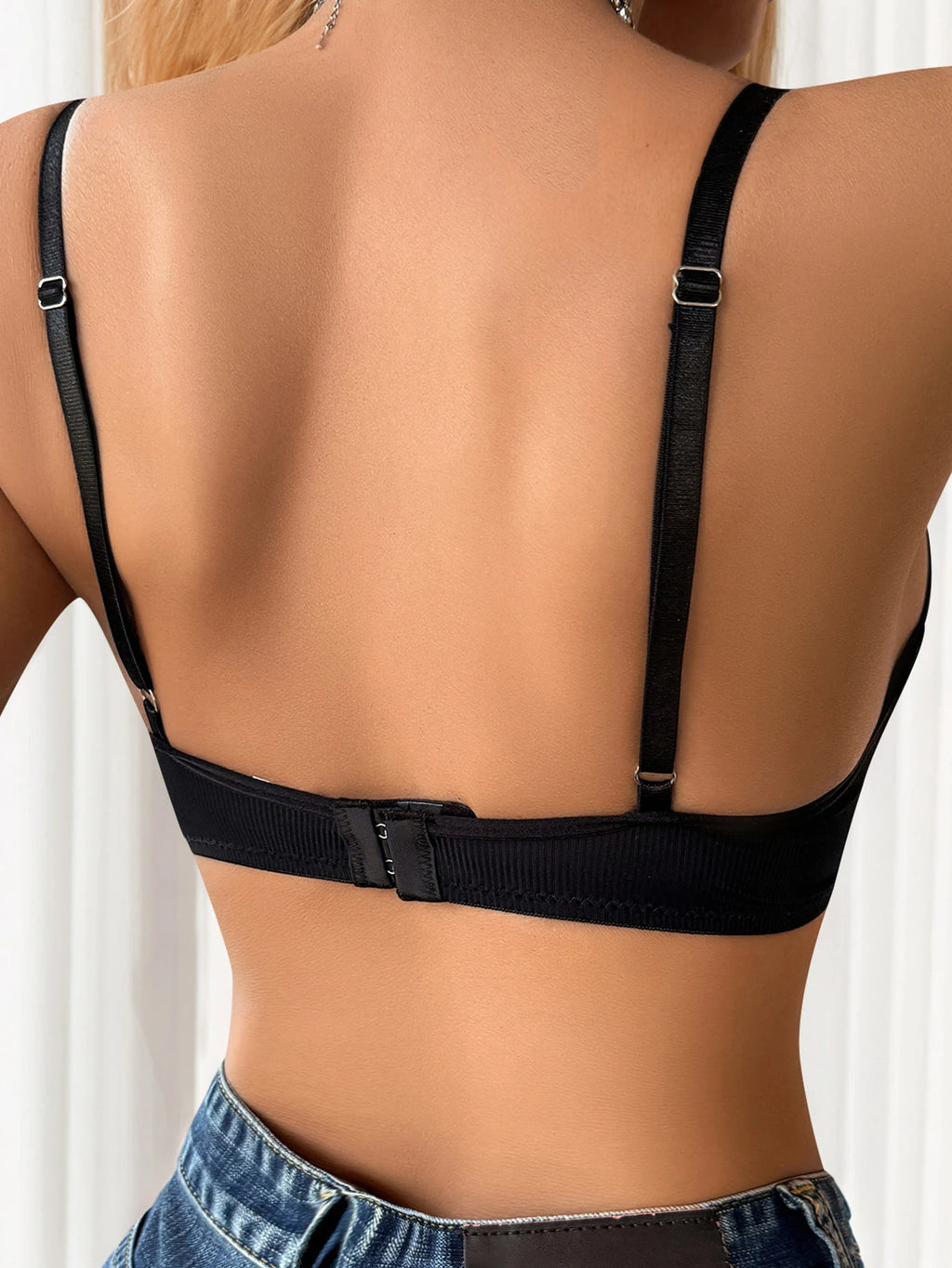 Soutien-gorge push-up respirant sans armatures à maintien naturel