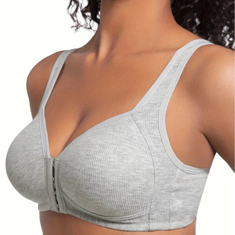 Soutien-gorge à fermeture frontale au maintien enveloppant