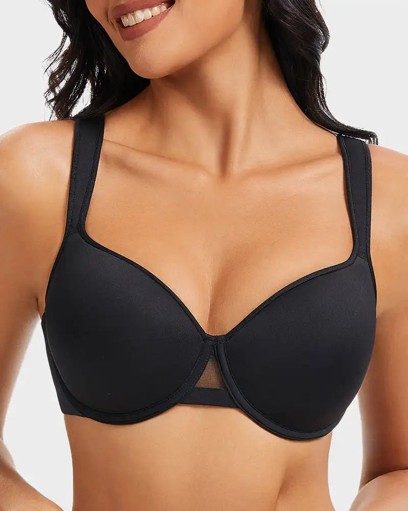 Brassière minimisante à couvrance intégrale avec maintien liftant