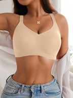 Brassière invisible à maintien souple et coussinets intégrés