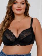Soutien-gorge en dentelle au maintien délicat pour poitrines généreuses