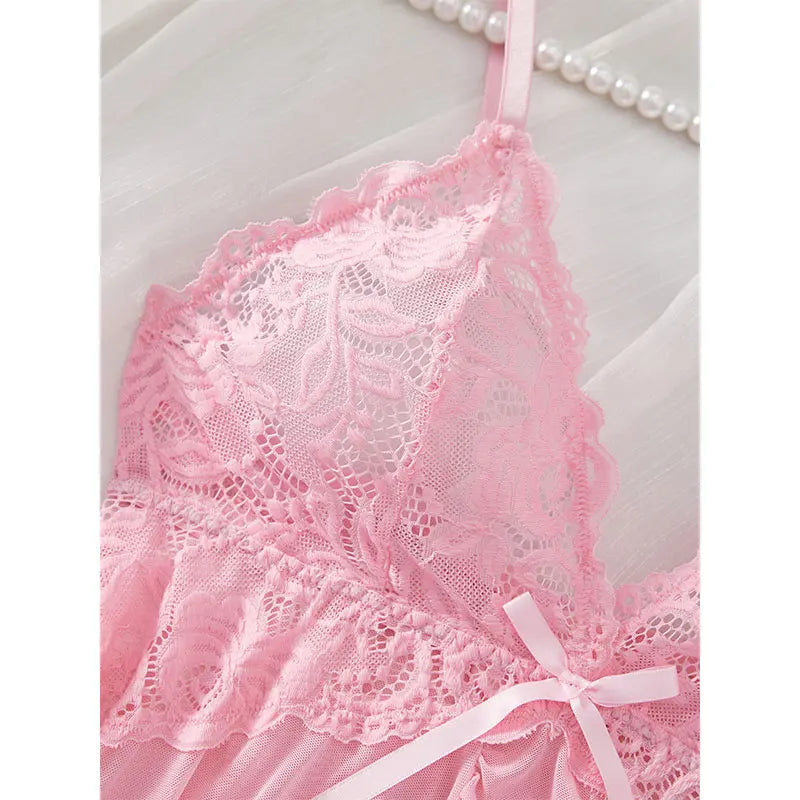 Ensemble de Nuisette Dentelle Florale