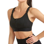 Brassière de sport respirante à fermeture avant réglable