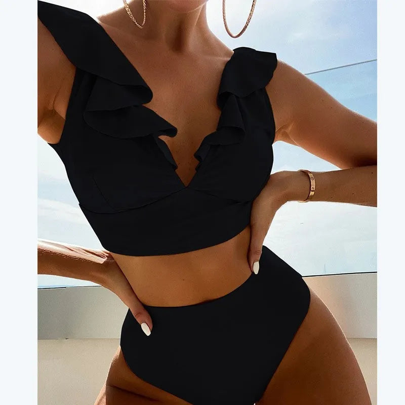 Bikini Élégance™ | Taille Haute Sculptante