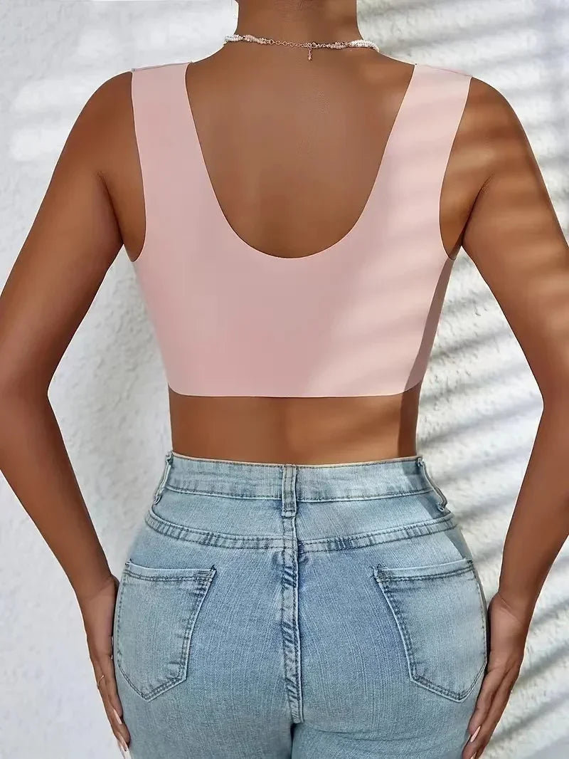 Soutien-gorge à fermeture frontale au confort invisible