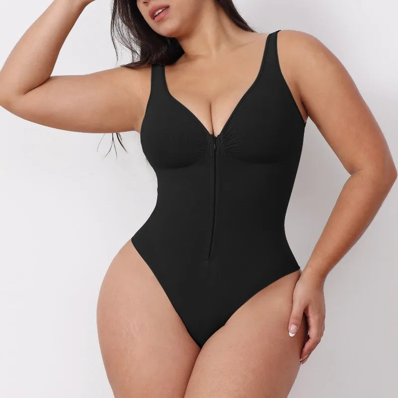 Body Sculptant Dos Nu | Fermeture Zippée