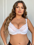 Soutien-gorge en dentelle au maintien délicat pour poitrines généreuses