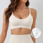 Soutien-gorge seconde peau sans armatures à col en V
