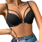 Soutien-gorge à décolleté plongeant au galbe raffiné