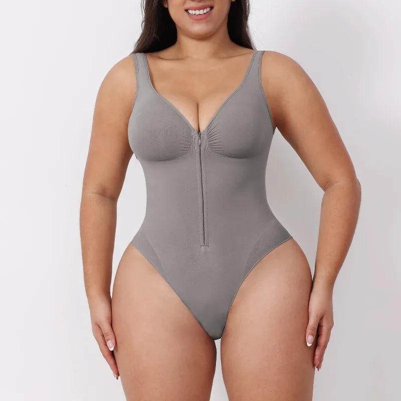 Body Sculptant Dos Nu | Fermeture Zippée