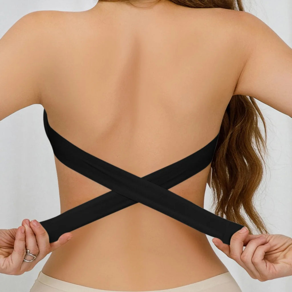Soutien-gorge dos nu invisible pour robes et tenues élégantes