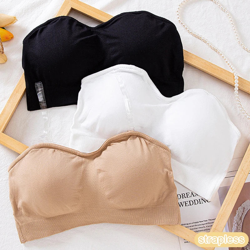 Soutien-gorge bandeau au maintien invisible et sécurisé