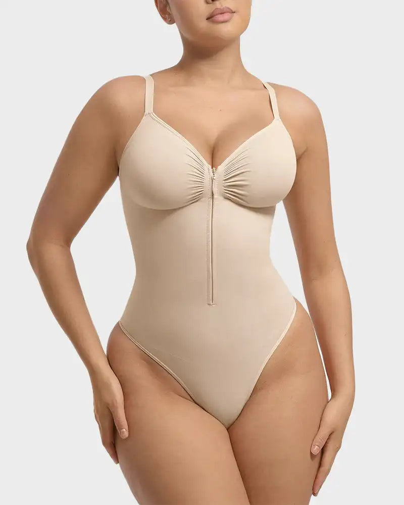 Body Sculptant Zippé | Élégance Sculptante