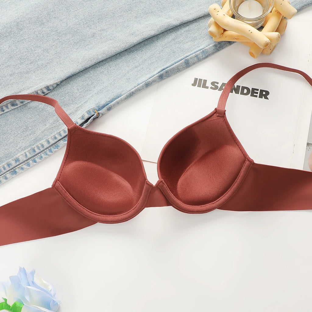 Soutien-gorge push-up à armatures au maintien lissant
