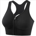 Brassière de sport zippée à maintien renforcé